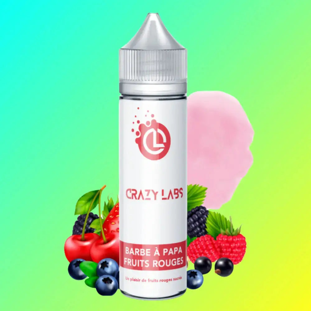 BARBE À PAPA FRUITS ROUGES | CRAZY LABS crazy labs