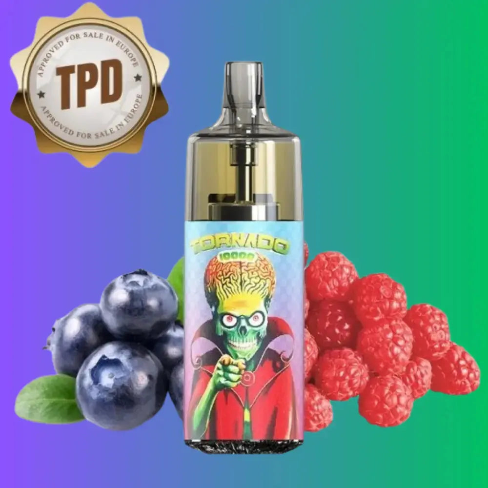 PUFF TORNADO 10000 | BLUEBERRY RASPBERRY GOBAR