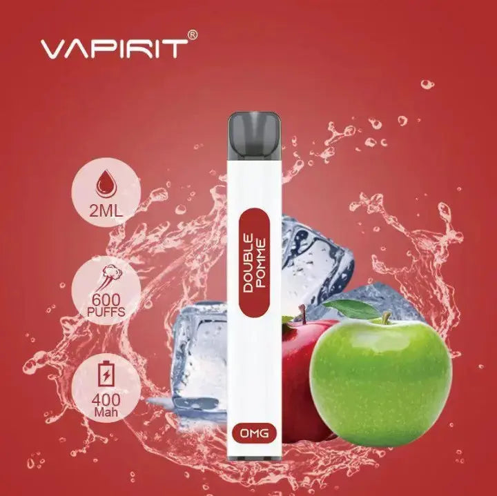 PUFF VAPIRIT 600 | DOUBLE POMME vapirit